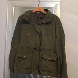 Forever 21 Women’s Olive Green Utility Jacket